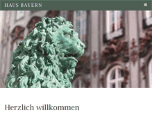 Tablet Screenshot of haus-bayern.com